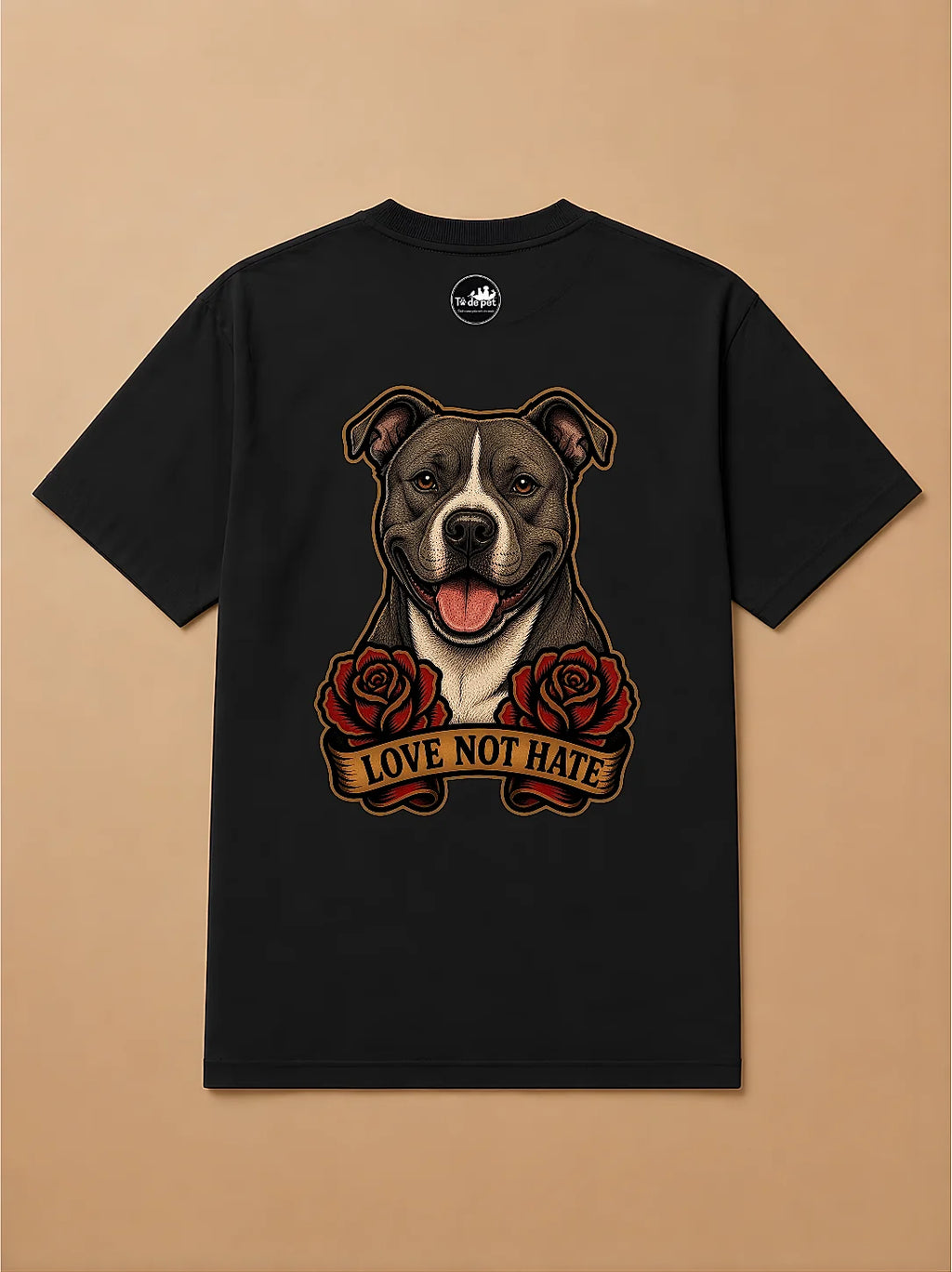 Camisa Oversized Old School - Pitbull