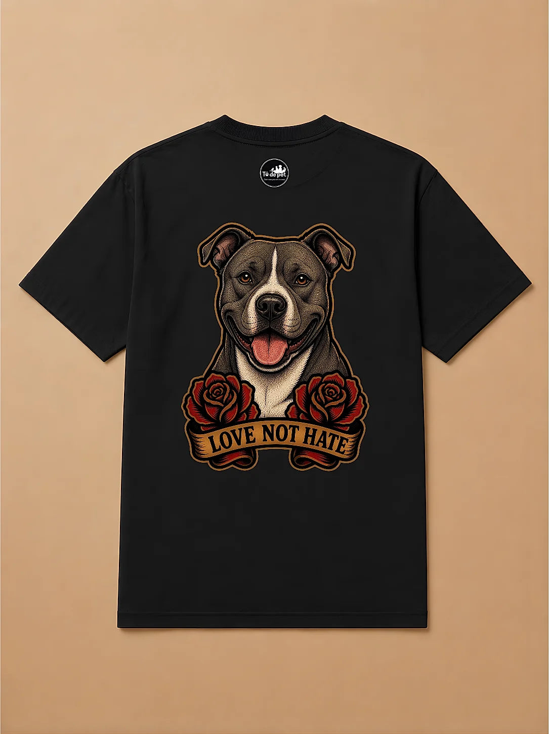 Camisa Oversized Old School - Pitbull