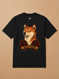 Camisa Oversized Old School - Shiba Inu