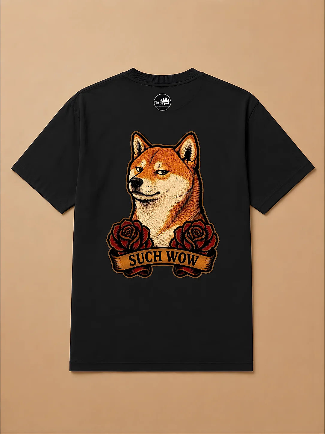 Camisa Oversized Old School - Shiba Inu