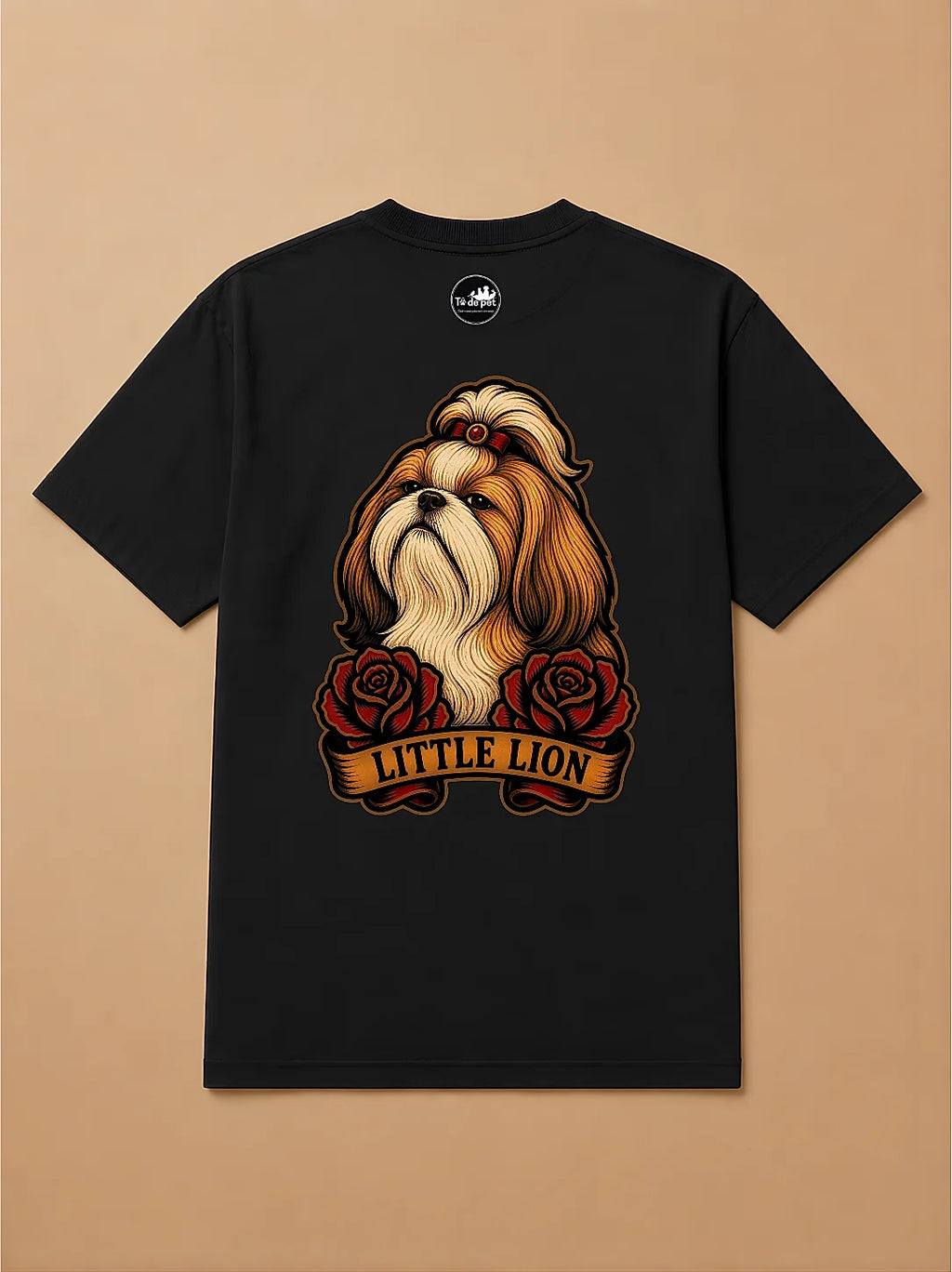Camisa Oversized Old School - Shih Tzu