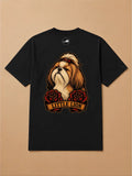 Camisa Oversized Old School - Shih Tzu