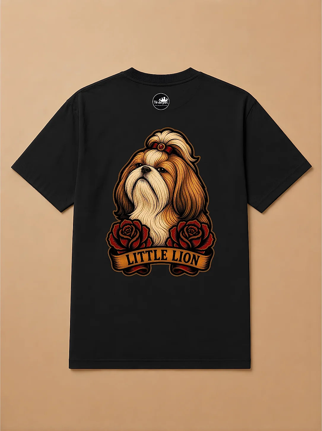 Camisa Oversized Old School - Shih Tzu