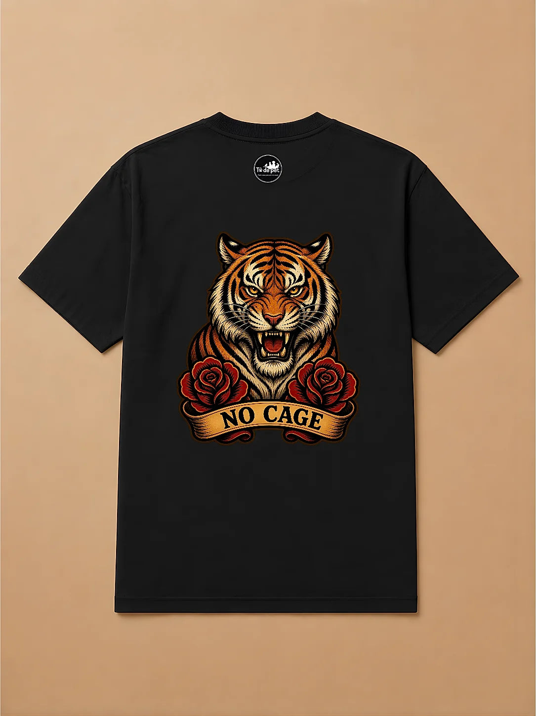 Camisa Oversized Old School - Tigre
