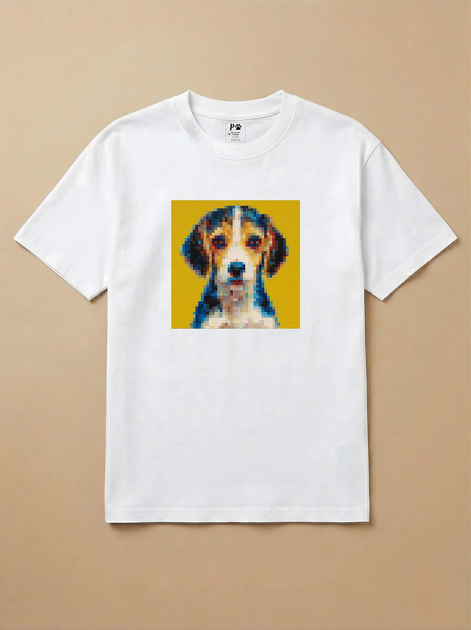 Camisa Pixel Art Beagle