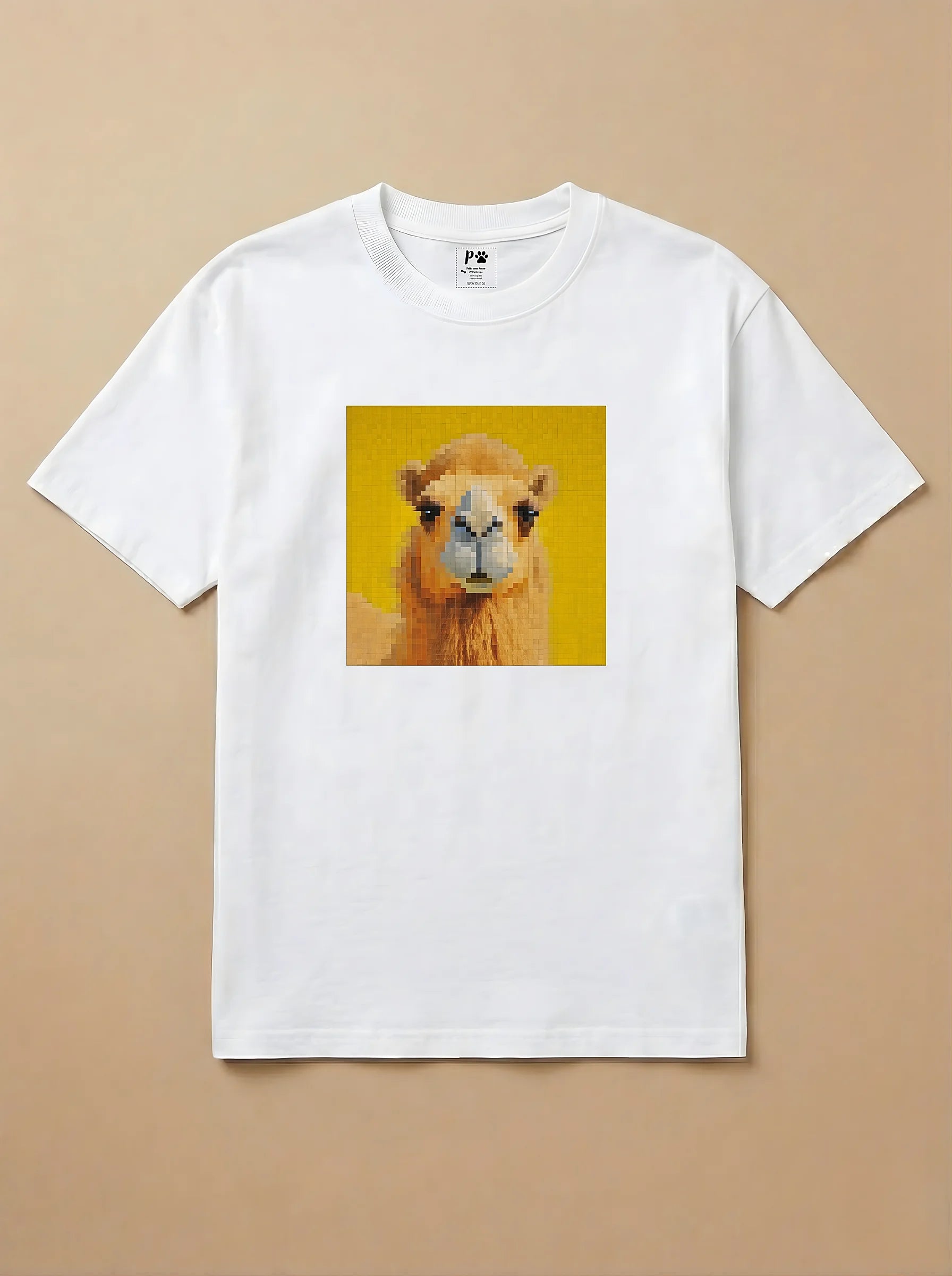 Camisa Pixel Art Camelo