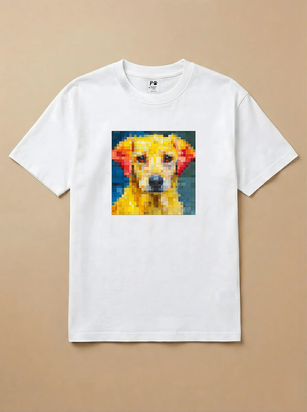 Camisa Pixel Art Caramelo
