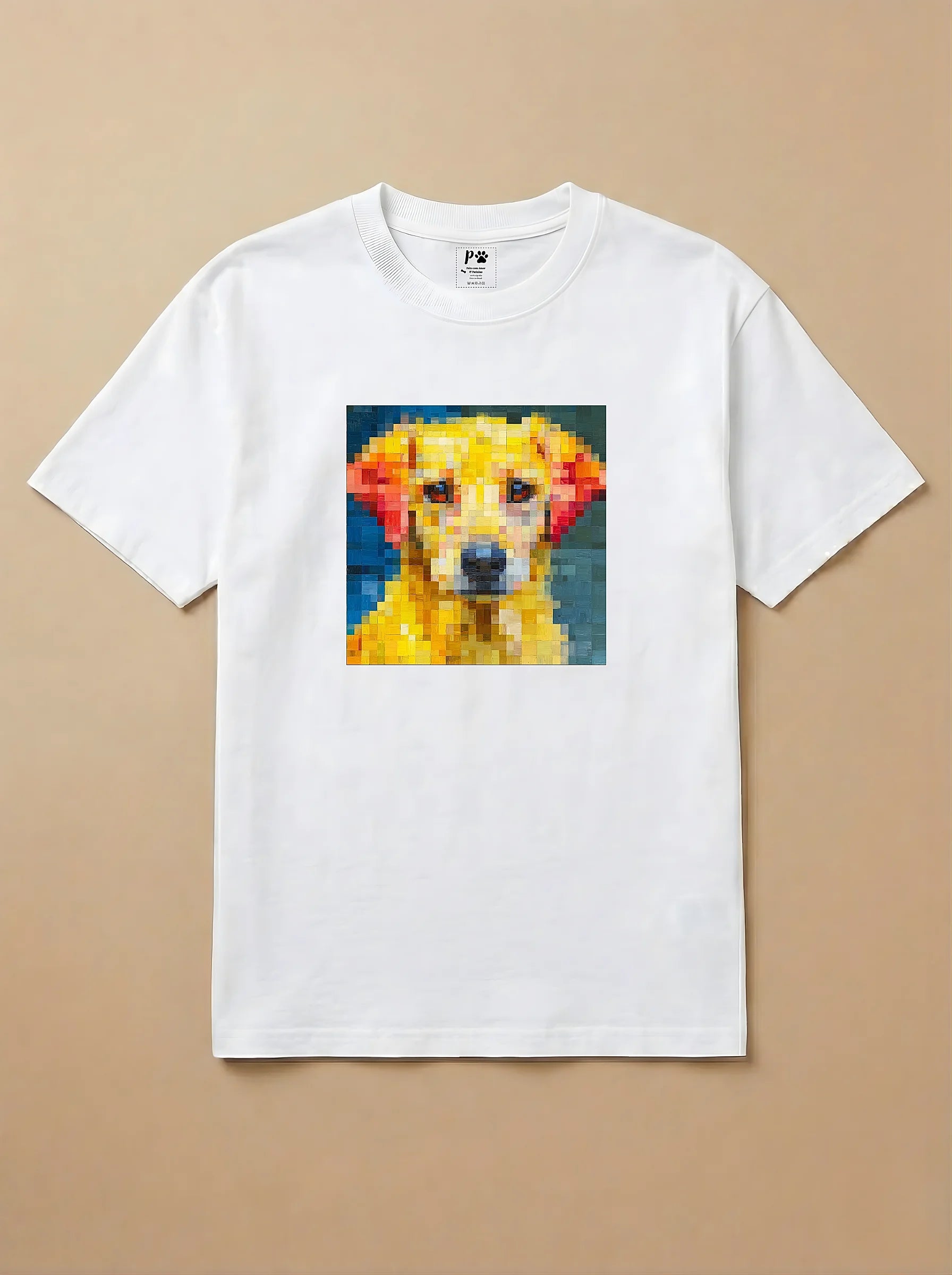 Camisa Pixel Art Caramelo