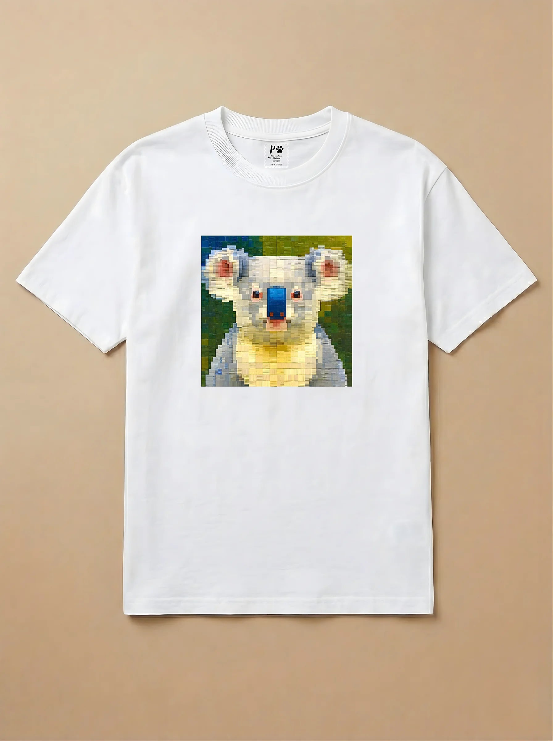 Camisa Pixel Art Coala