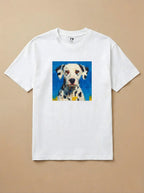 Camisa Pixel Art Dalmata