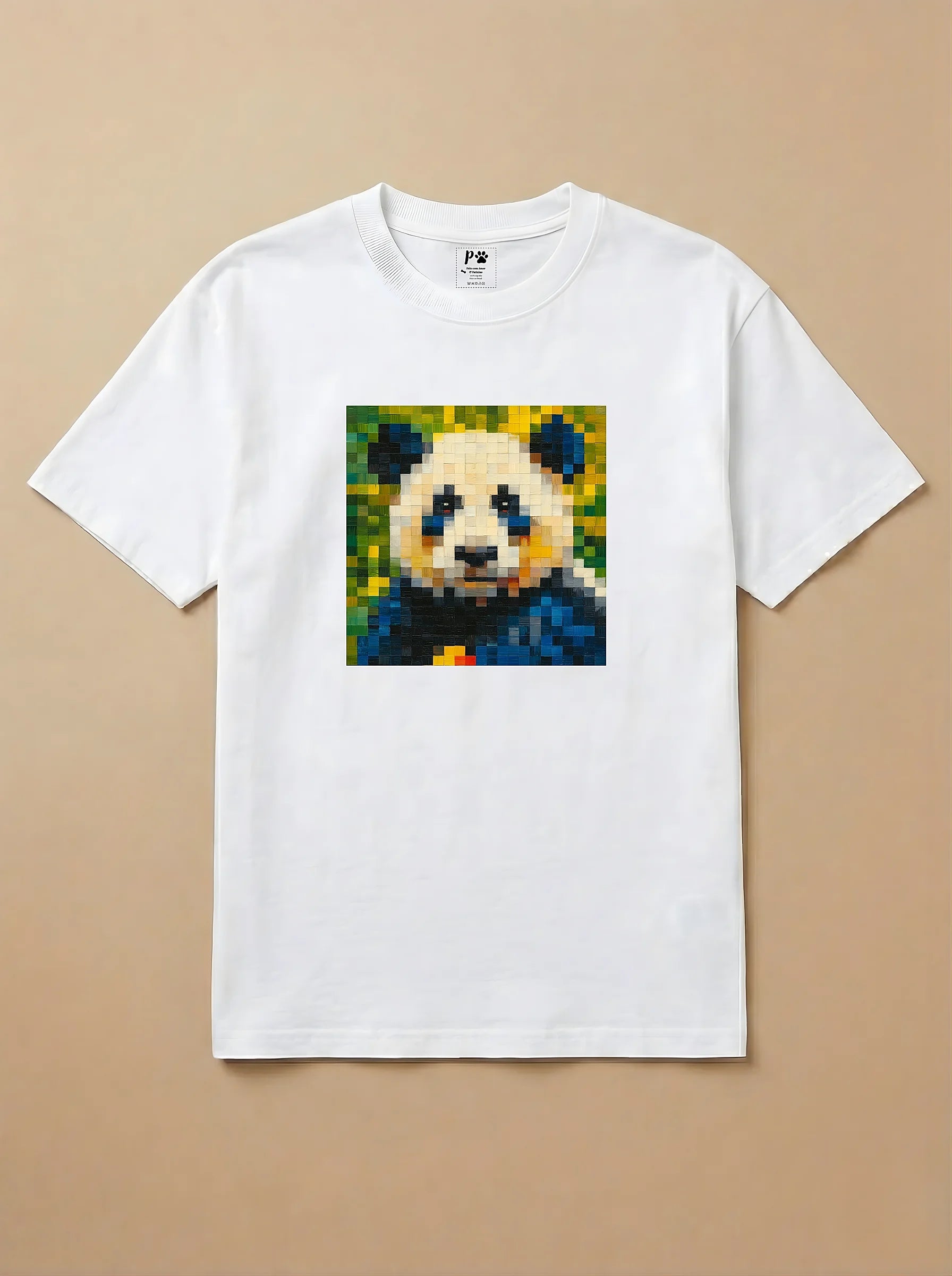 Camisa Pixel Art Panda