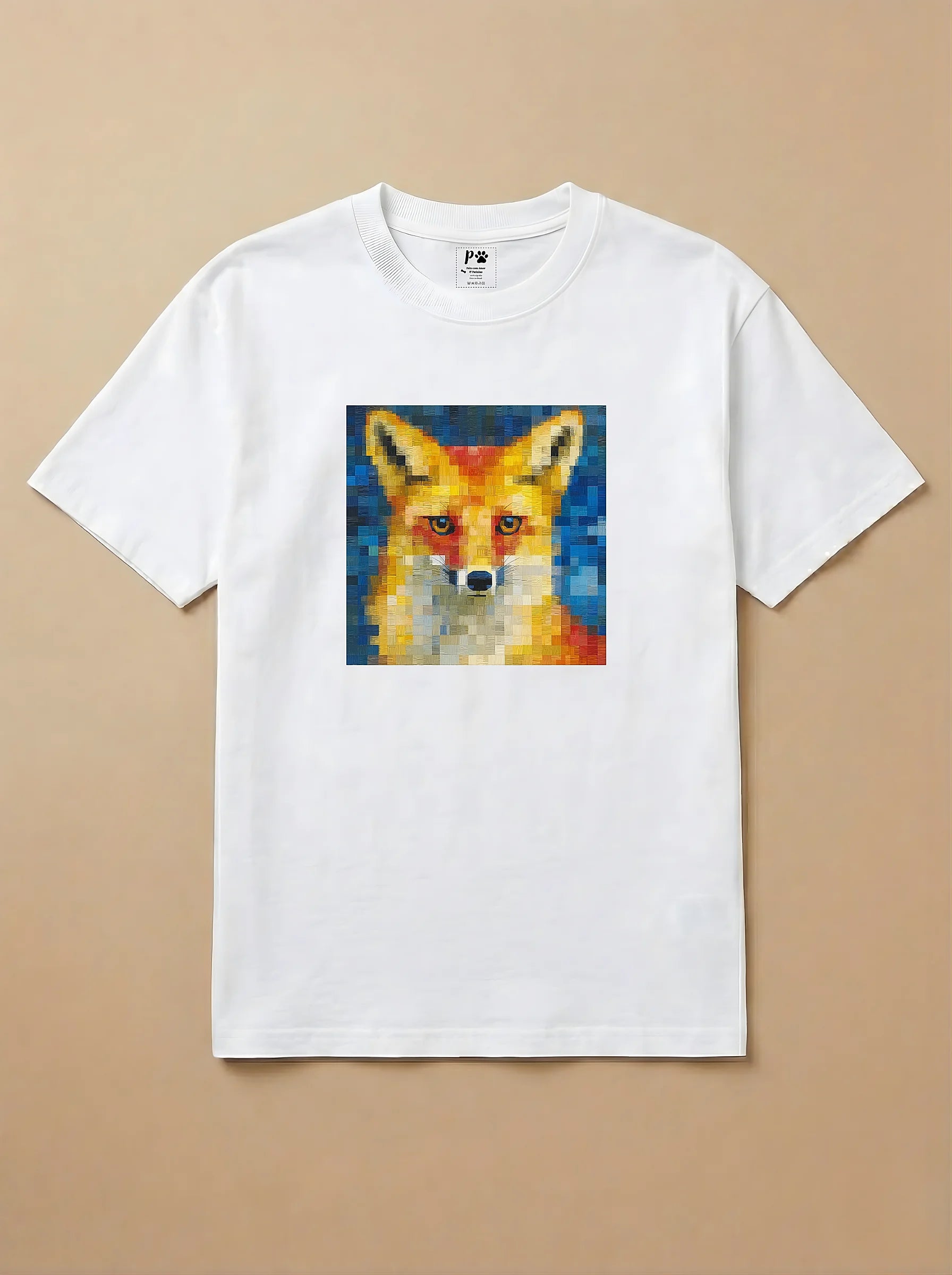 Camisa Pixel Art Raposa