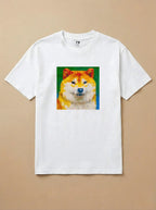 Camisa Pixel Art Shiba Inu