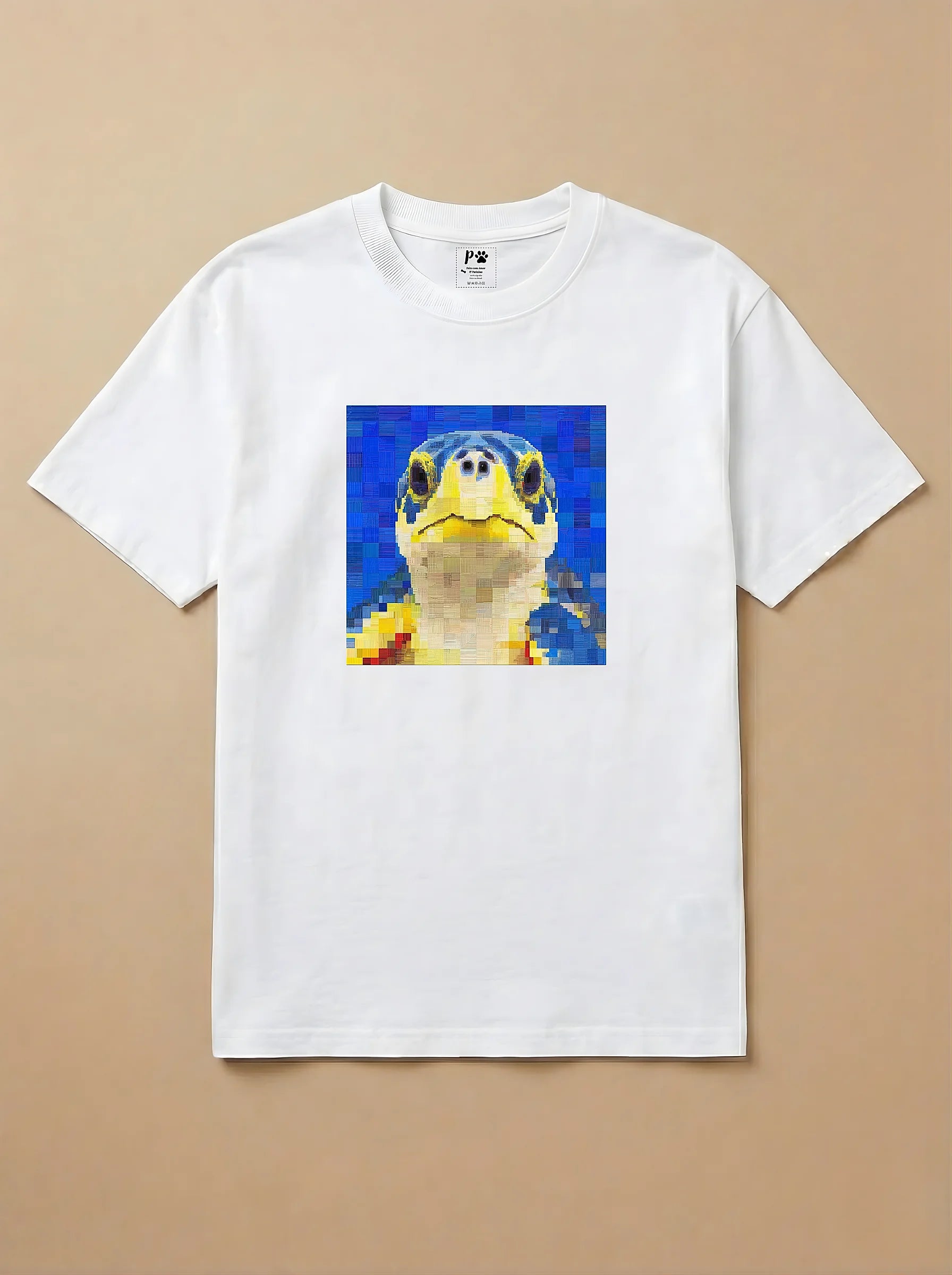 Camisa Pixel Art Tartaruga
