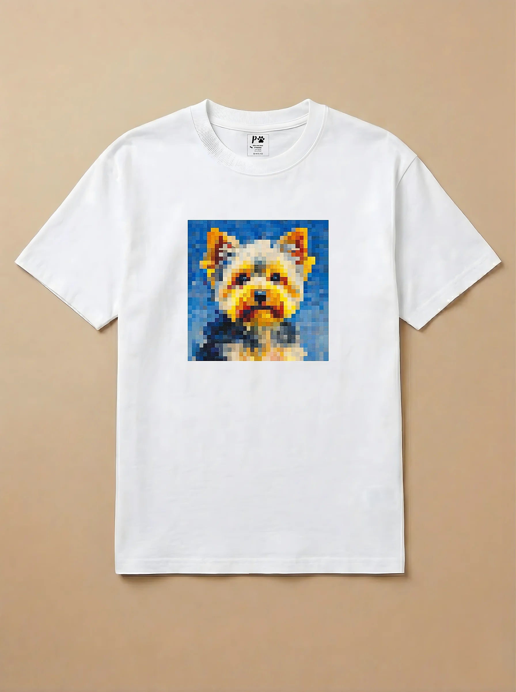 Camisa Pixel Art Yorkshire