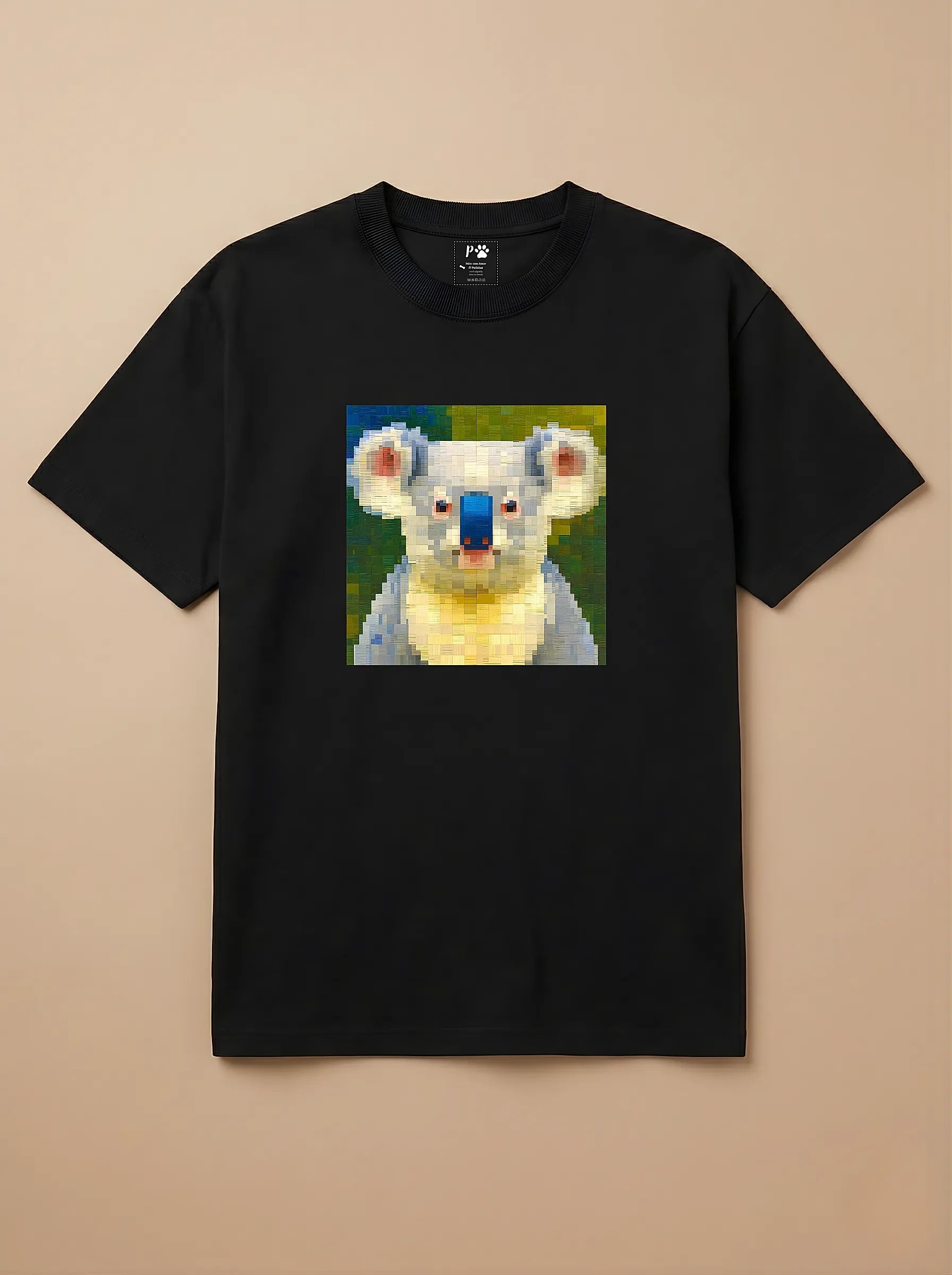 Camisa Pixel Art Coala