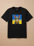 Camisa Pixel Art Dobermann