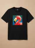 Camisa Pixel Art Flamingo