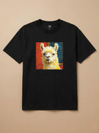 Camisa Pixel Art Lhama