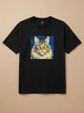Camisa Pixel Art Maine Coon