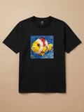 Camisa Pixel Art Peixe Palhaço