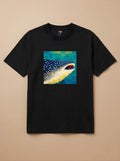 Camisa Pixel Art Tubarão Baleia