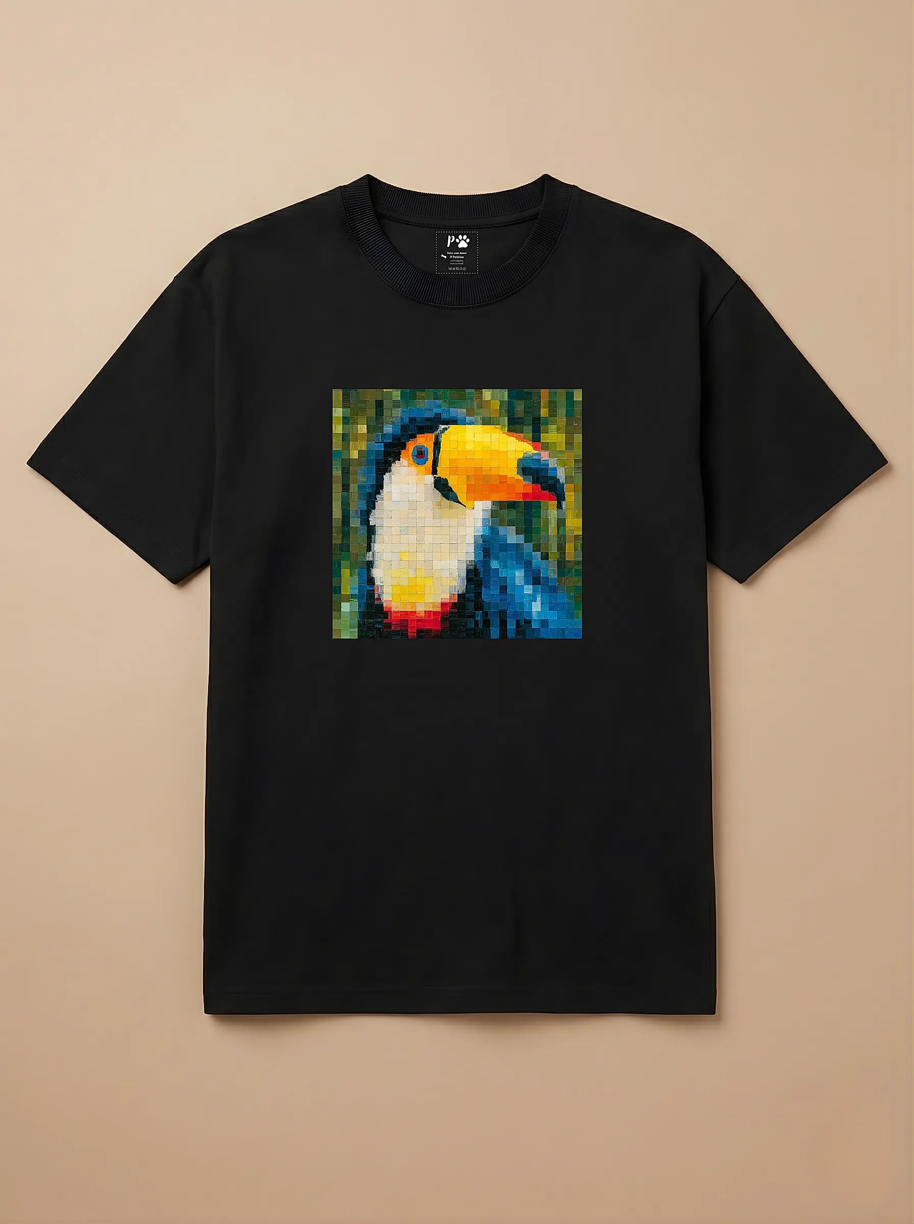 Camisa Pixel Art Tucano
