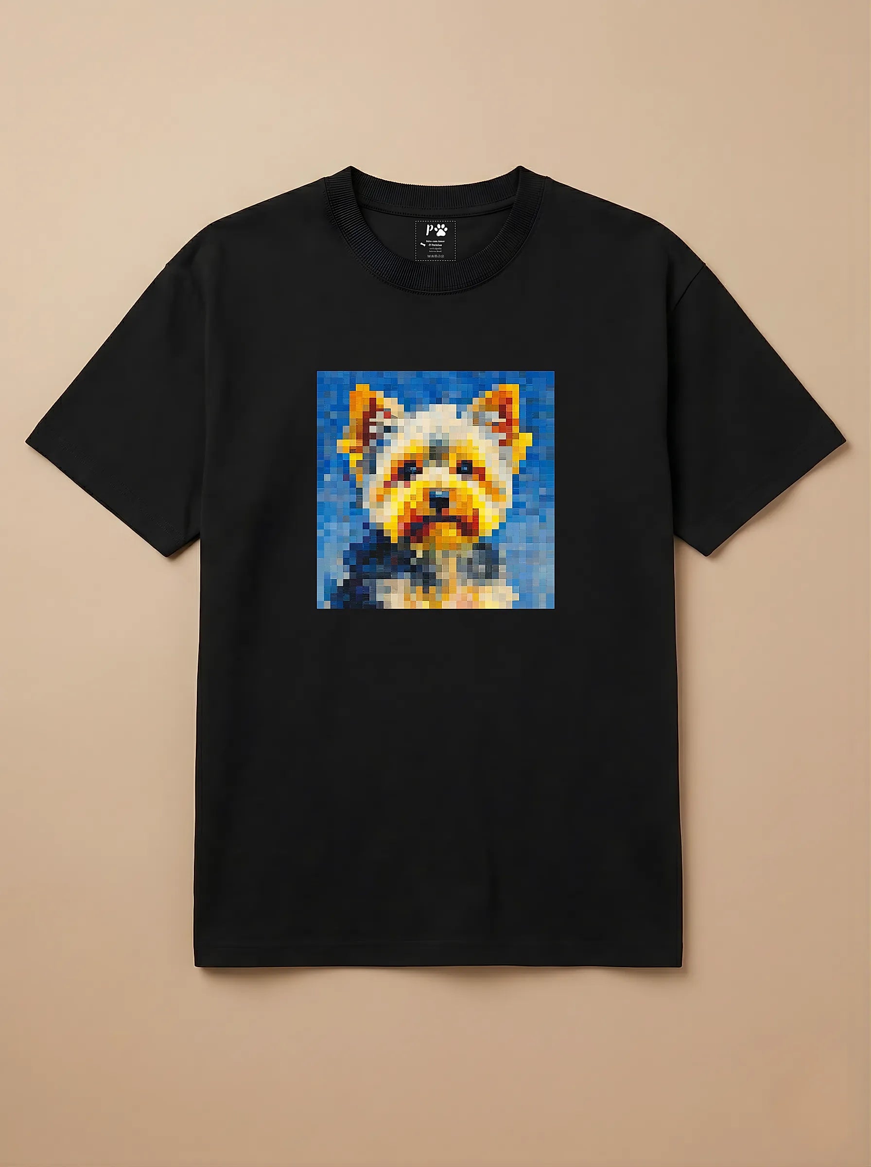 Camisa Pixel Art Yorkshire