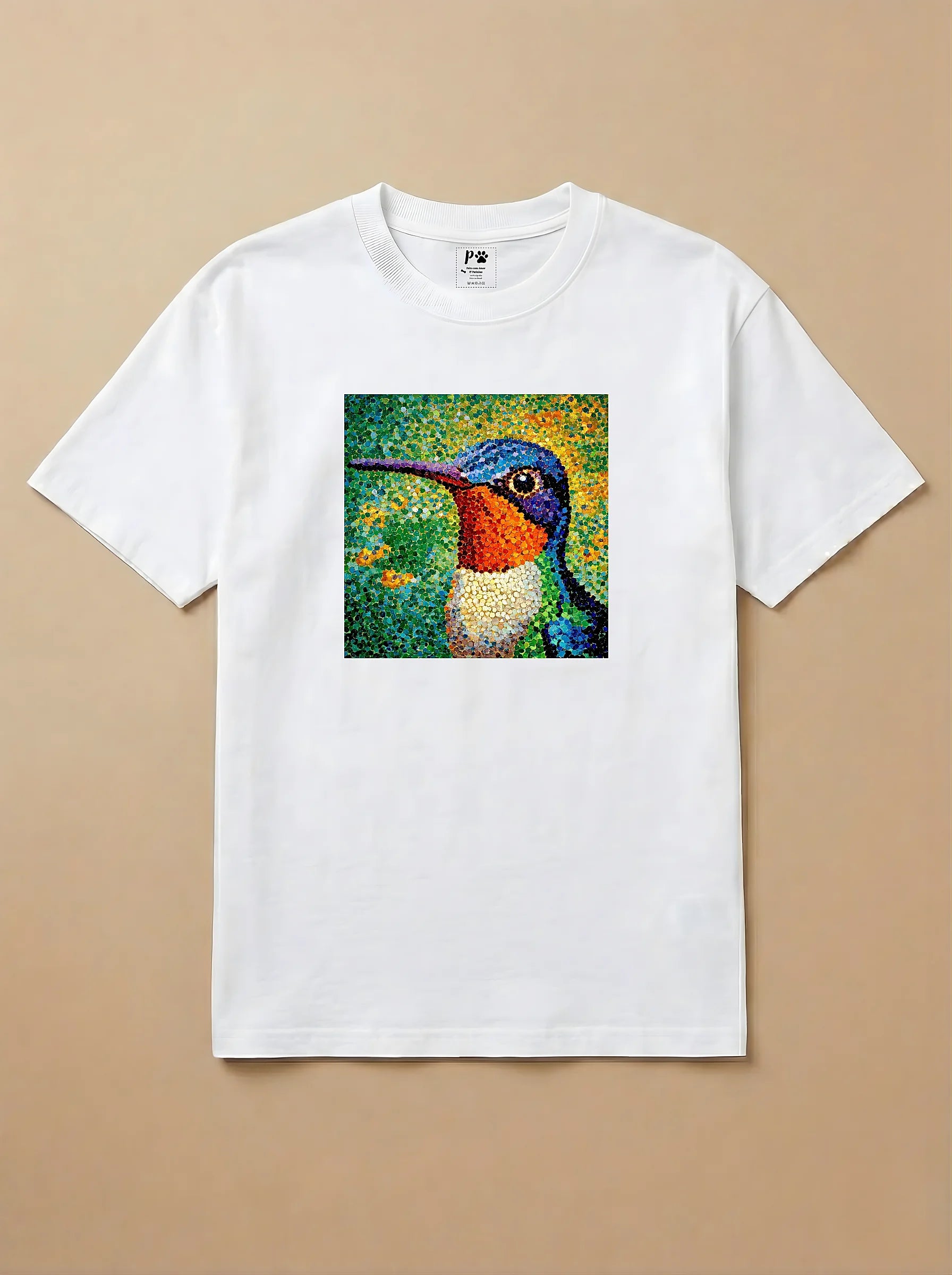 Camisa Pontilhismo - Beija Flor