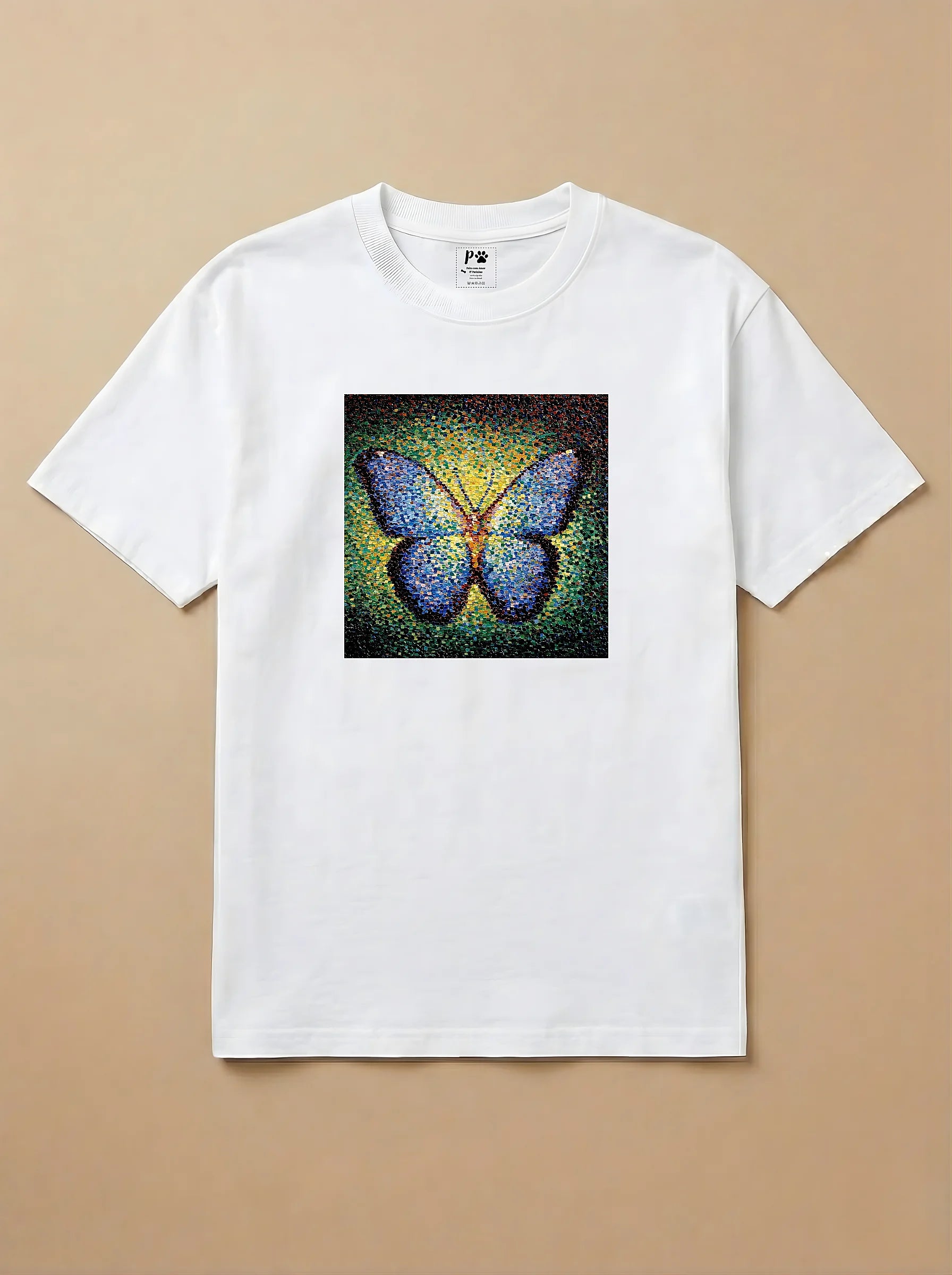 Camisa Pontilhismo - Borboleta