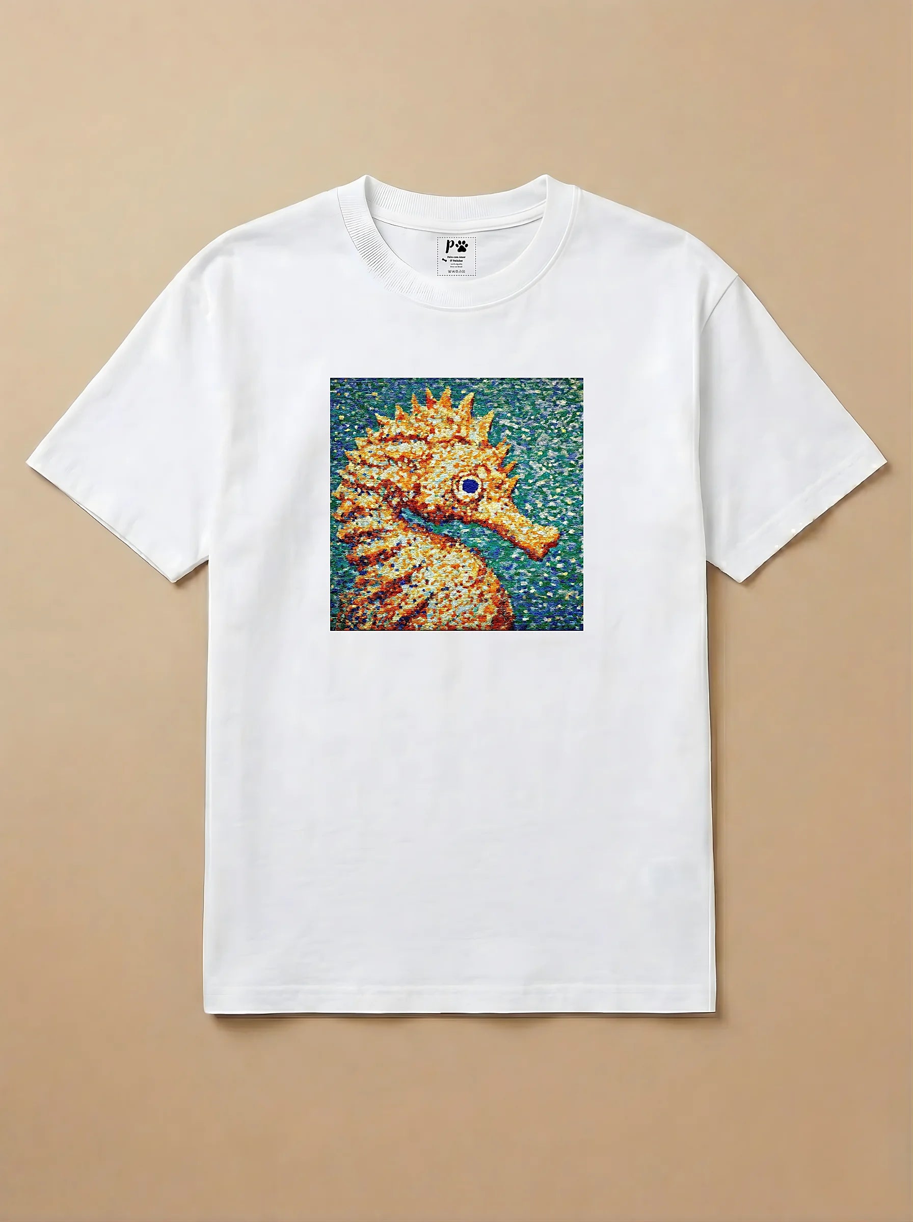 Camisa Pontilhismo - Cavalo Marinho