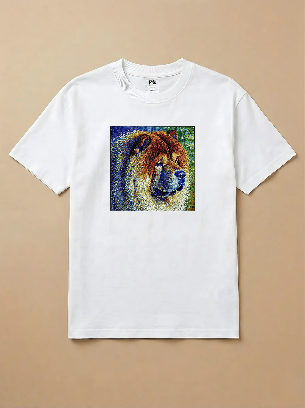 Camisa Pontilhismo - Chow Chow