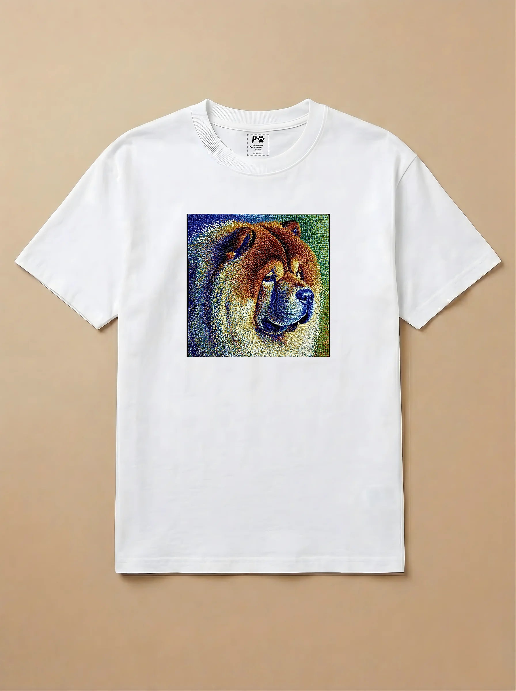 Camisa Pontilhismo - Chow Chow