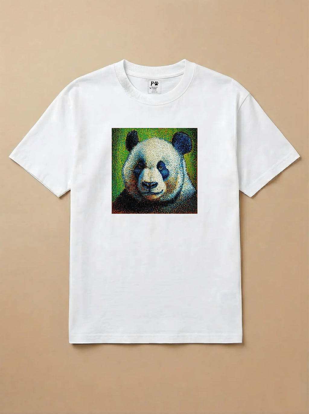 Camisa Pontilhismo - Panda