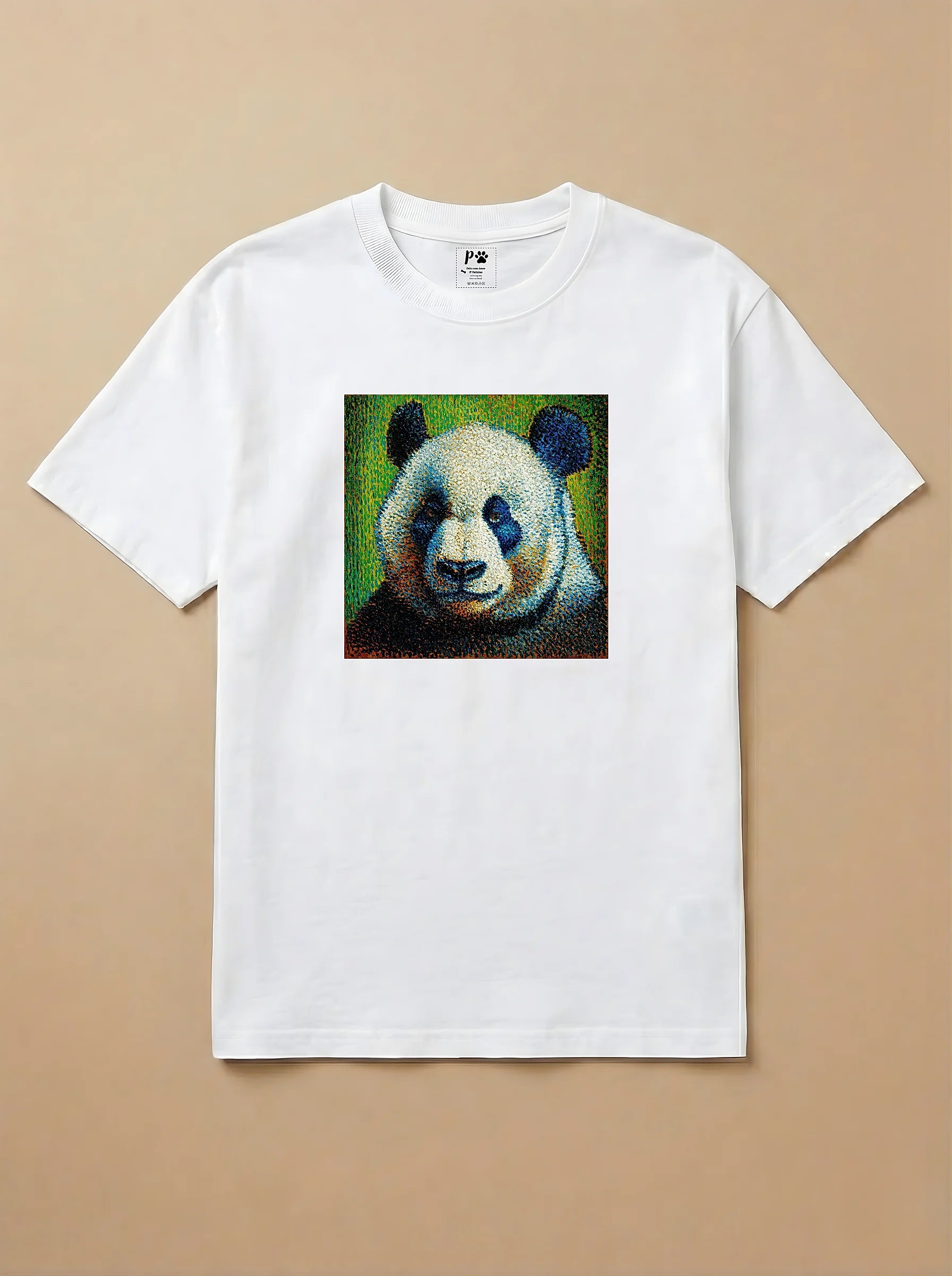 Camisa Pontilhismo - Panda