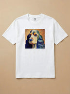 Camisa Pontilhismo - Cocker Spaniel