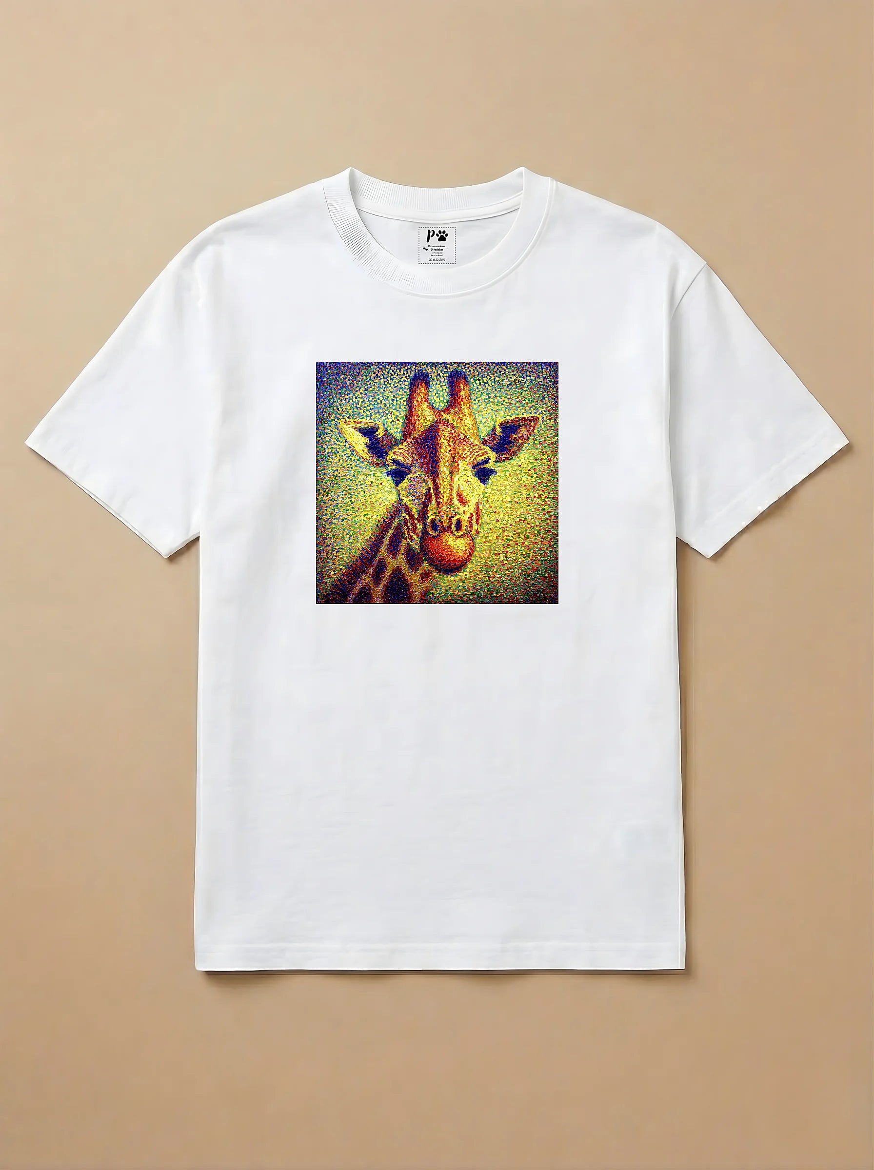 Camisa Pontilhismo - Girafa