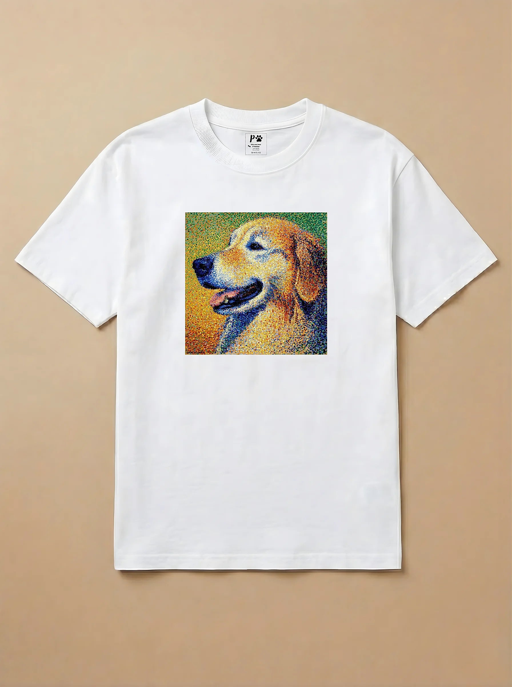 Camisa Pontilhismo - Golden