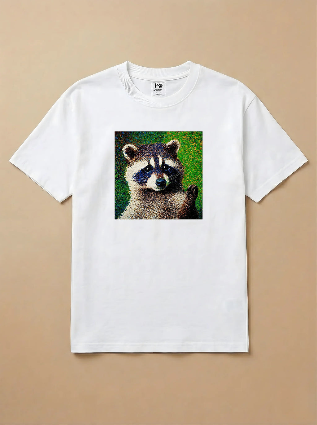 Camisa Pontilhismo - Guaxinim