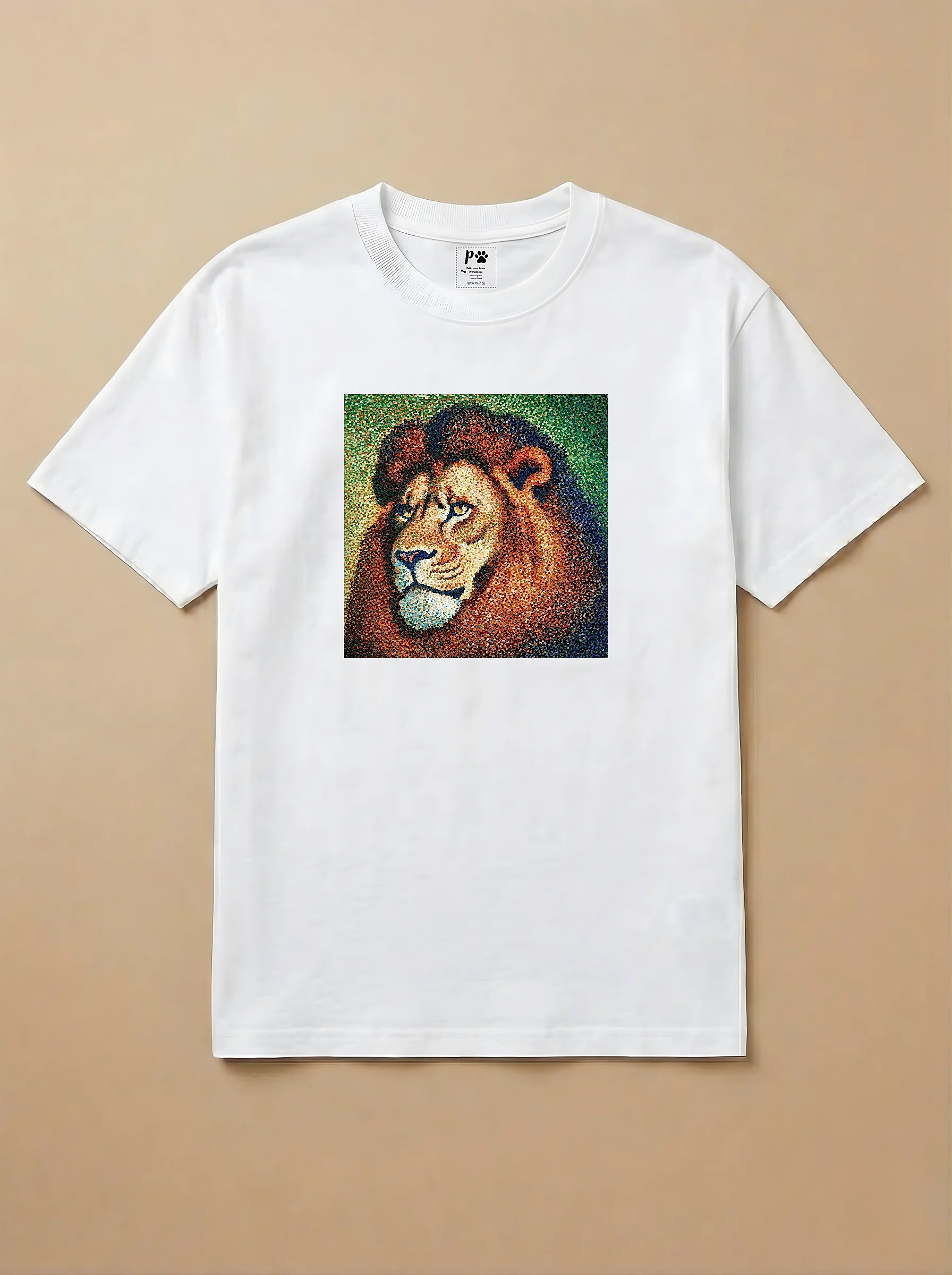 Camisa Pontilhismo - Leão