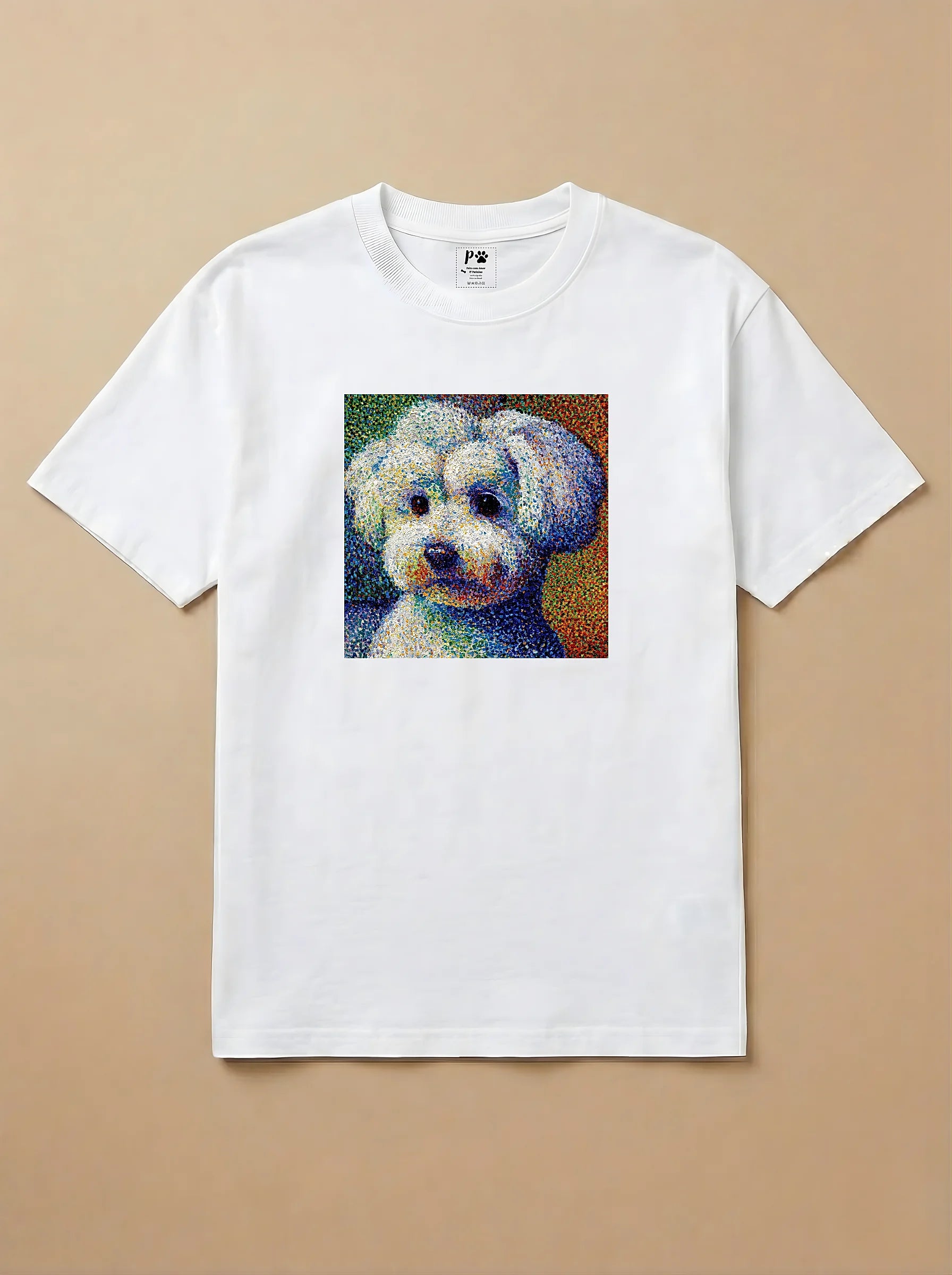 Camisa Pontilhismo - Maltês