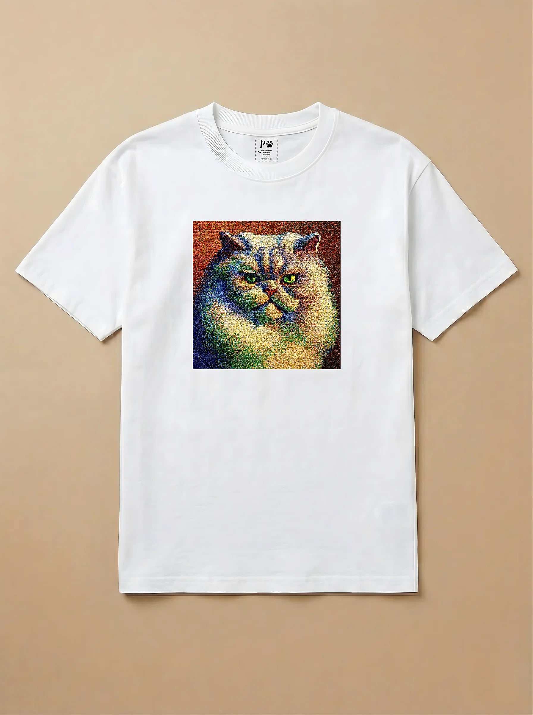 Camisa Pontilhismo - Persa