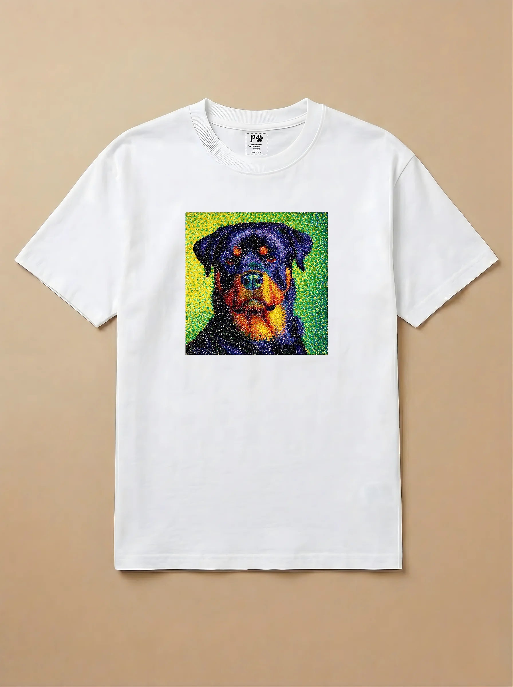 Camisa Pontilhismo - Rottweiler