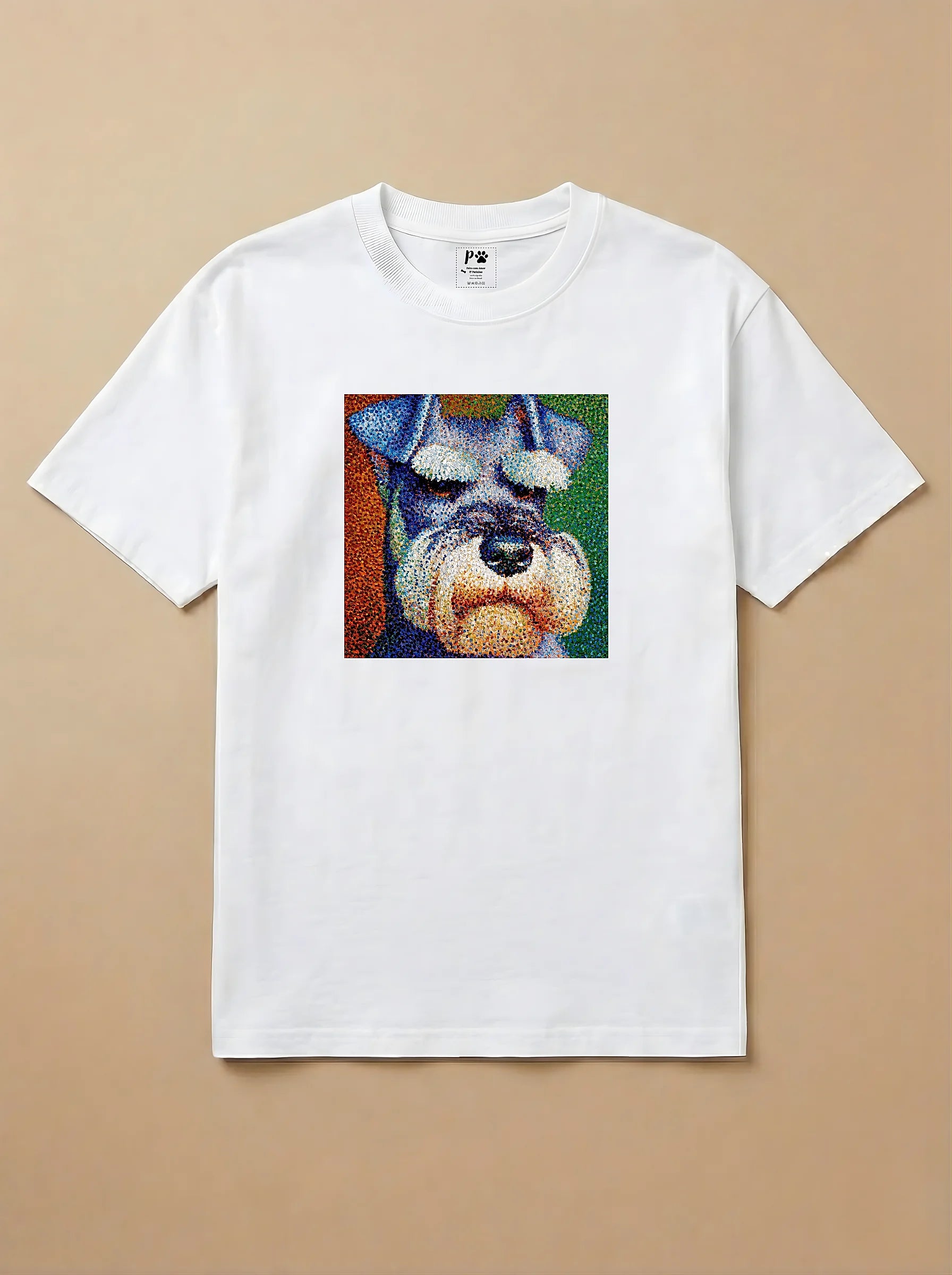 Camisa Pontilhismo - Schnauzer