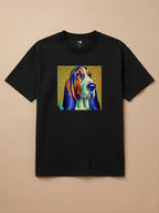 Camisa Pontilhismo - Basset Hound