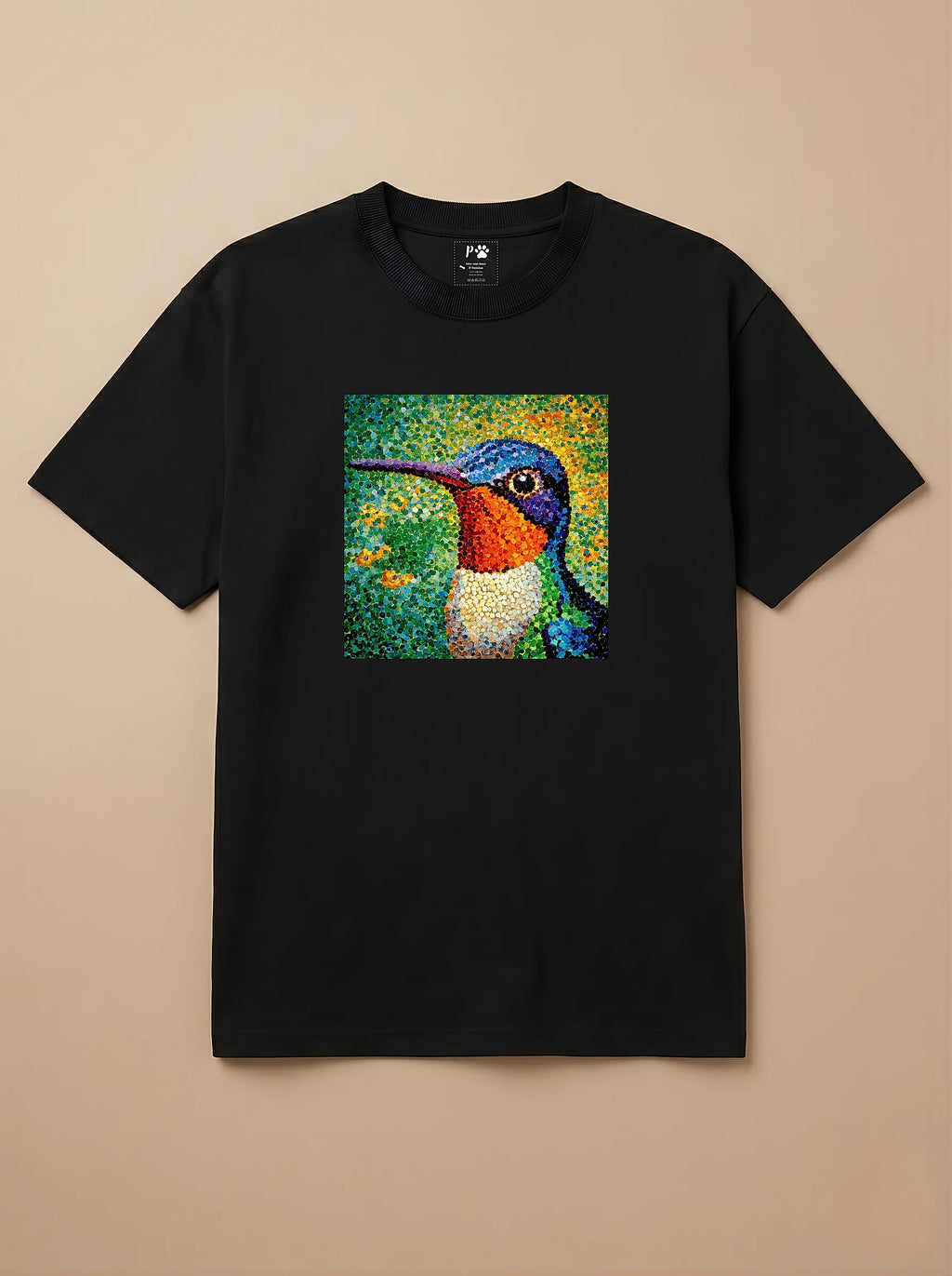 Camisa Pontilhismo - Beija Flor