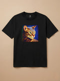 Camisa Pontilhismo - Gato de Bengala