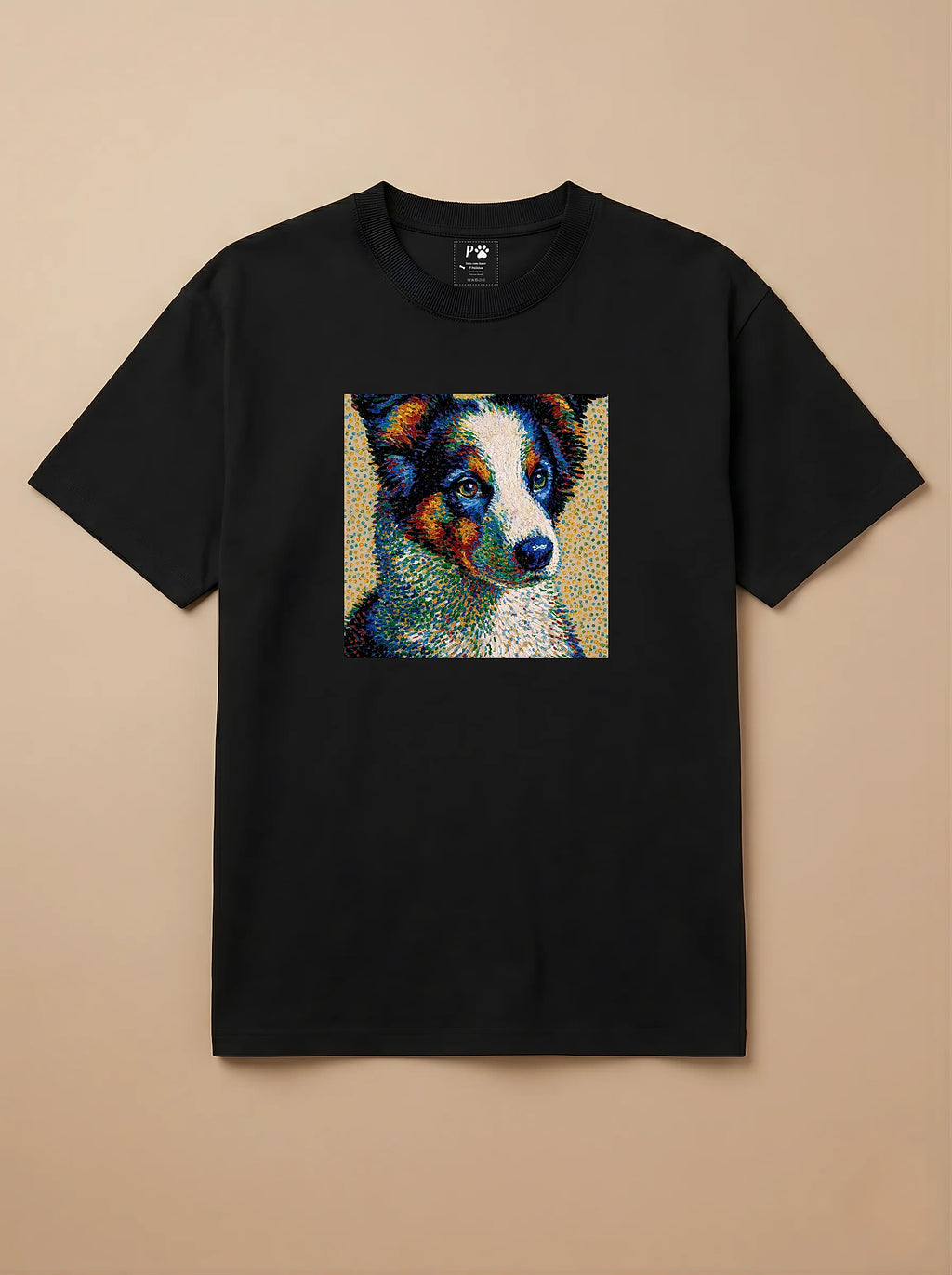 Camisa Pontilhismo - Border Collie
