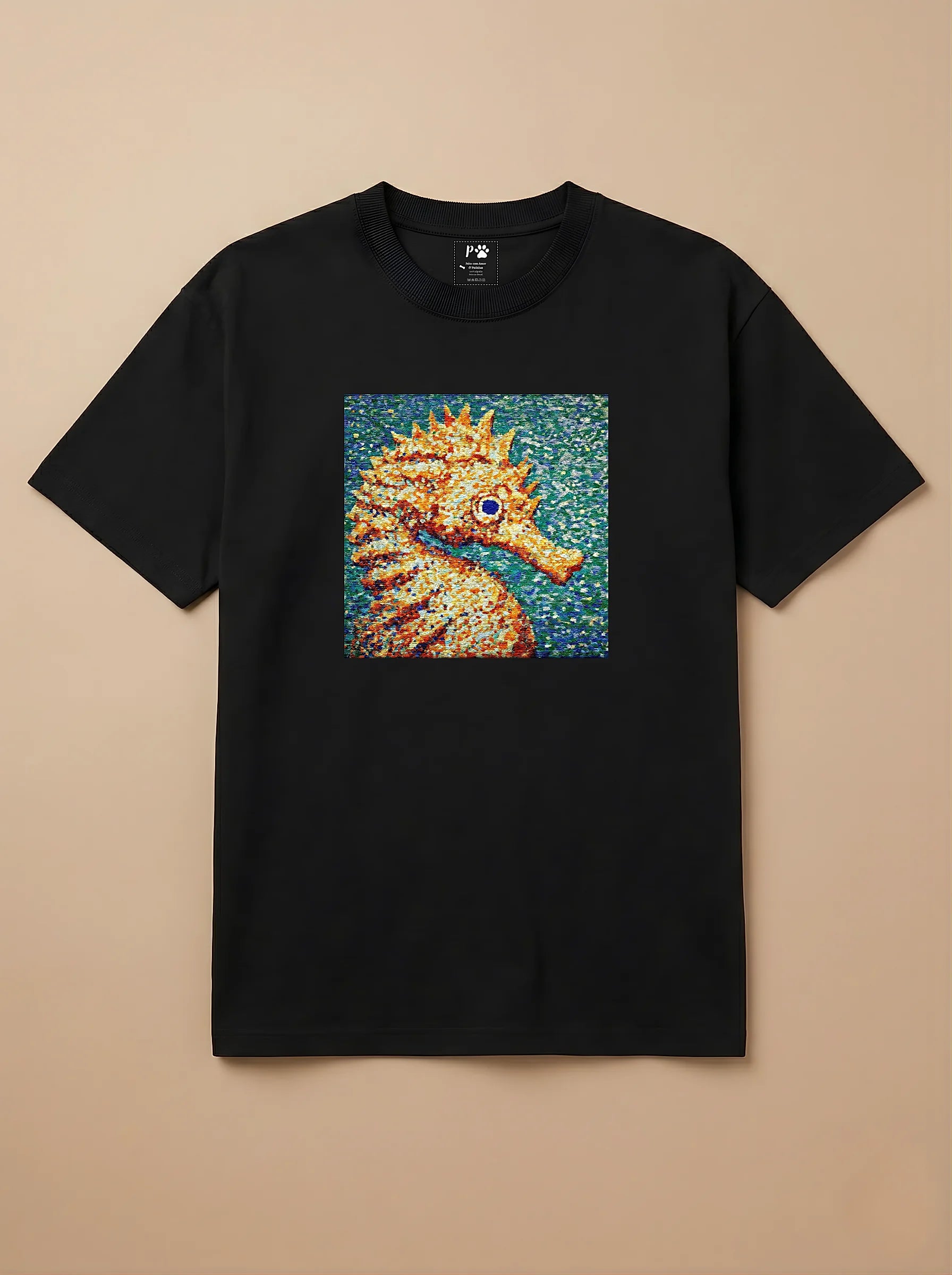Camisa Pontilhismo - Cavalo Marinho