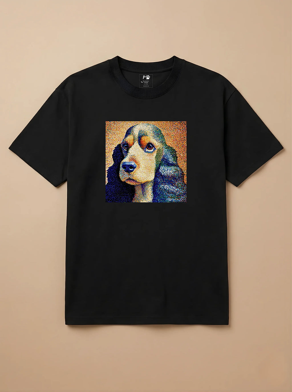 Camisa Pontilhismo - Cocker Spaniel